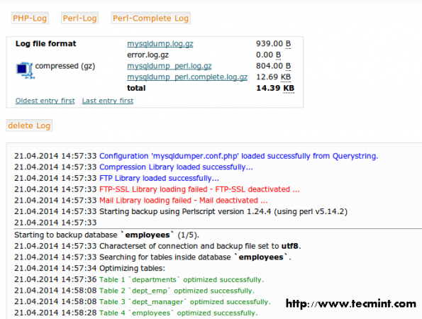 Perl Complete Log