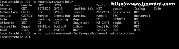 Configure System Timezone