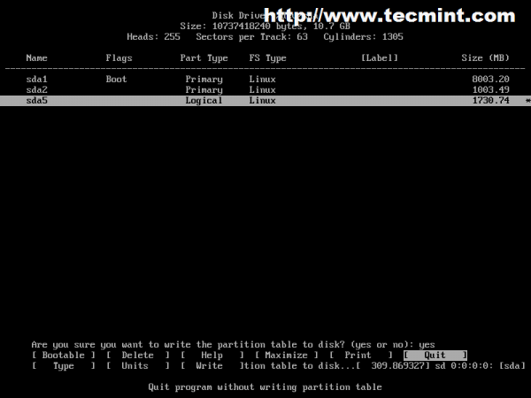 Create Home Partition