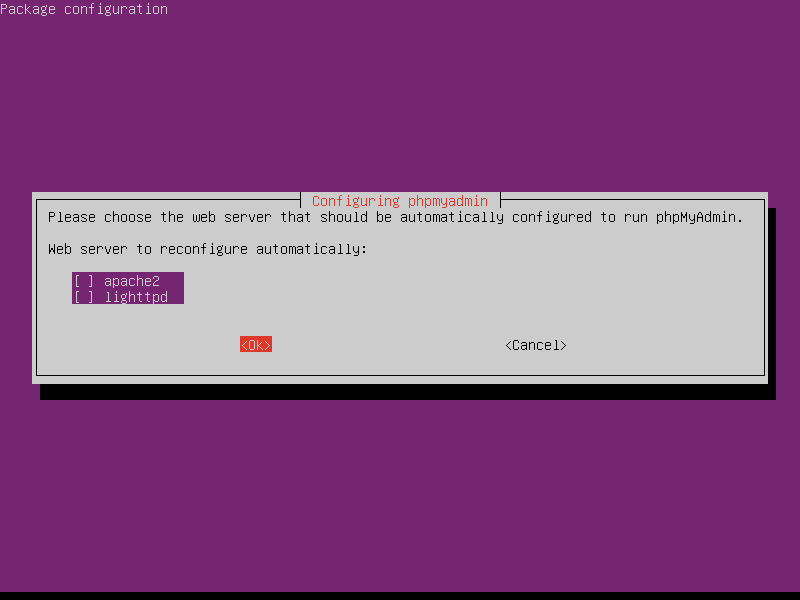 Configure Web Server for PhpMyAdmin