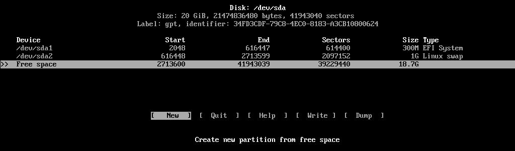 Root-Partition erstellen