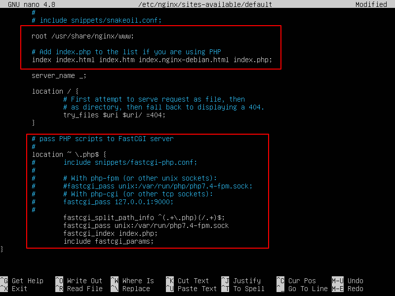 Enable FastCGI for Nginx