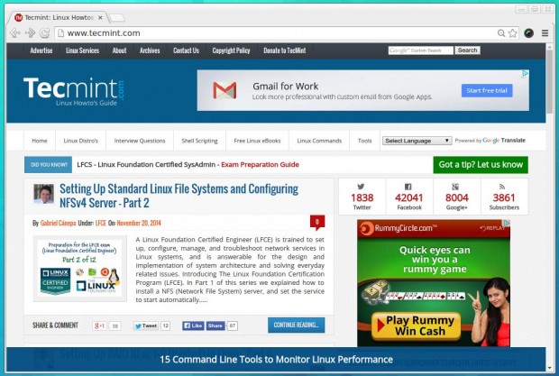 Preview: Google Chrome