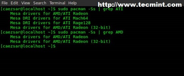 List AMD/ATI Drivers