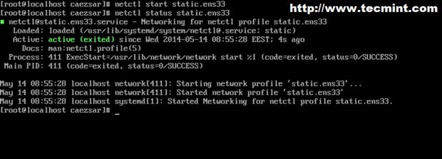 Start Network Service