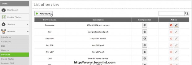 Open VPN Port on Firewall