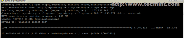 Download RainLoop Package