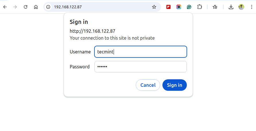Nginx -Virtual Host Password Protection