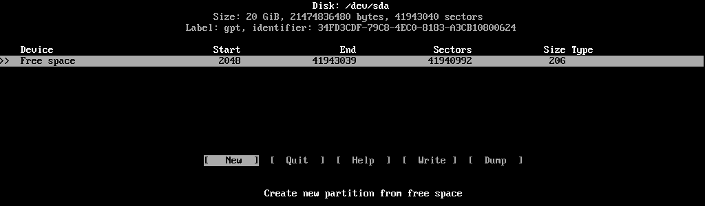  Arch Linux-Installationsdiskette auswählen