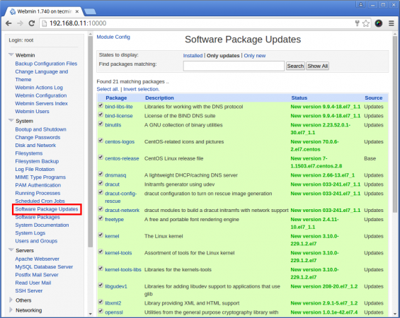 System Software Updates