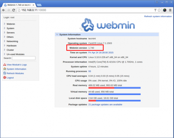 Linux System Status