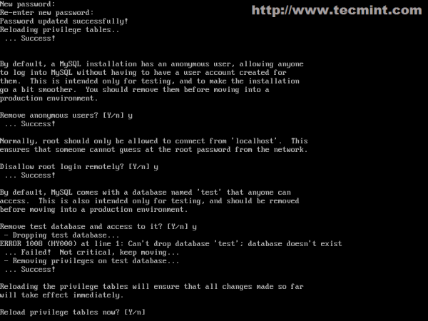 Secure MySQL Server