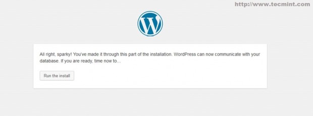 WordPress Installation