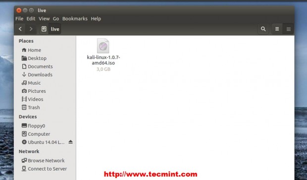Copy ISO Files to Live Directory