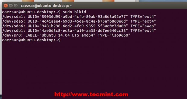 Get Partition UUID