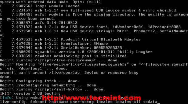 Booting Kali Linux Live ISO
