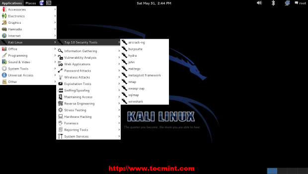 Kali Linux Desktop