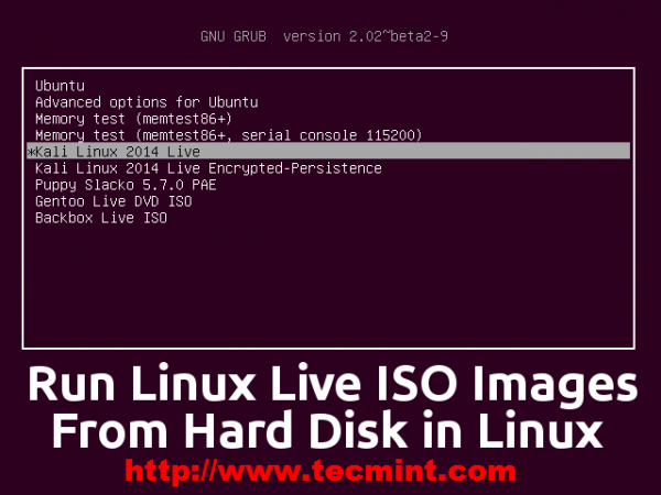  Ejecutar Linux desde el disco duro 