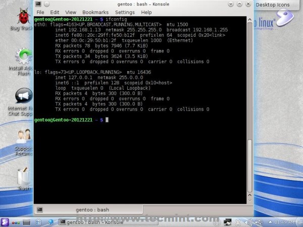 Configure Network Connection