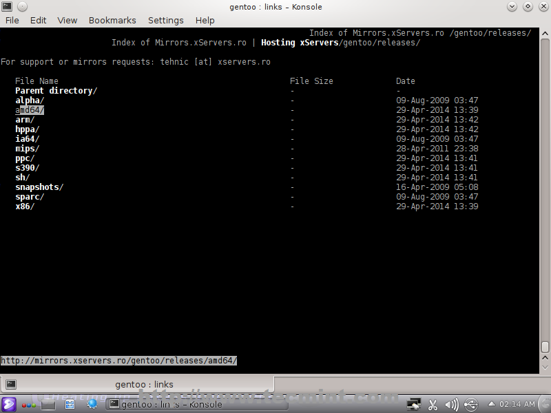 Gentoo Linux Step by Step Installation Guide with Screenshots Part 1