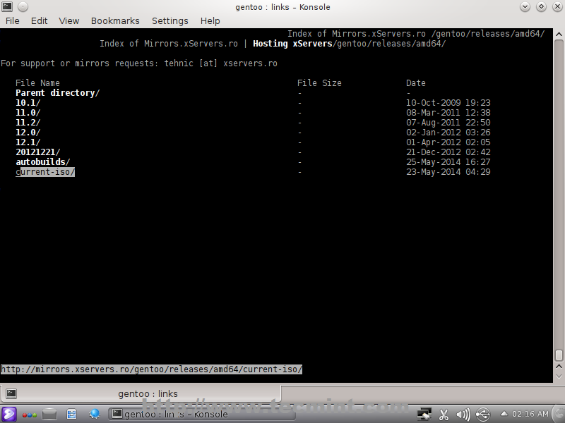 Gentoo Linux Step by Step Installation Guide with Screenshots Part 1