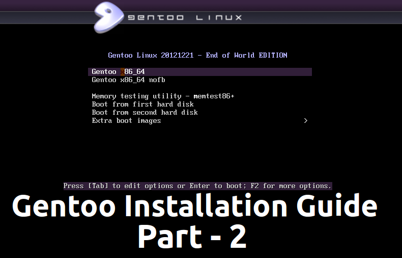 Gentoo Linux Installation. 
