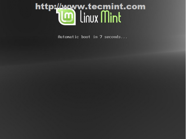 Booting Linux Mint 17