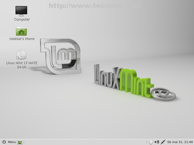 Linux Mint 17 Desktop