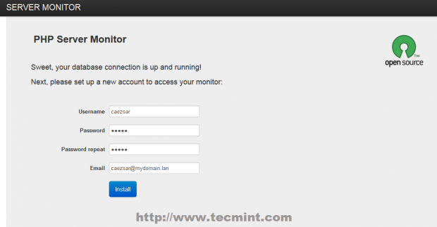 Install PHP Server Monitor