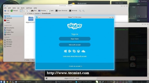 Skype 4.3 Login Screen