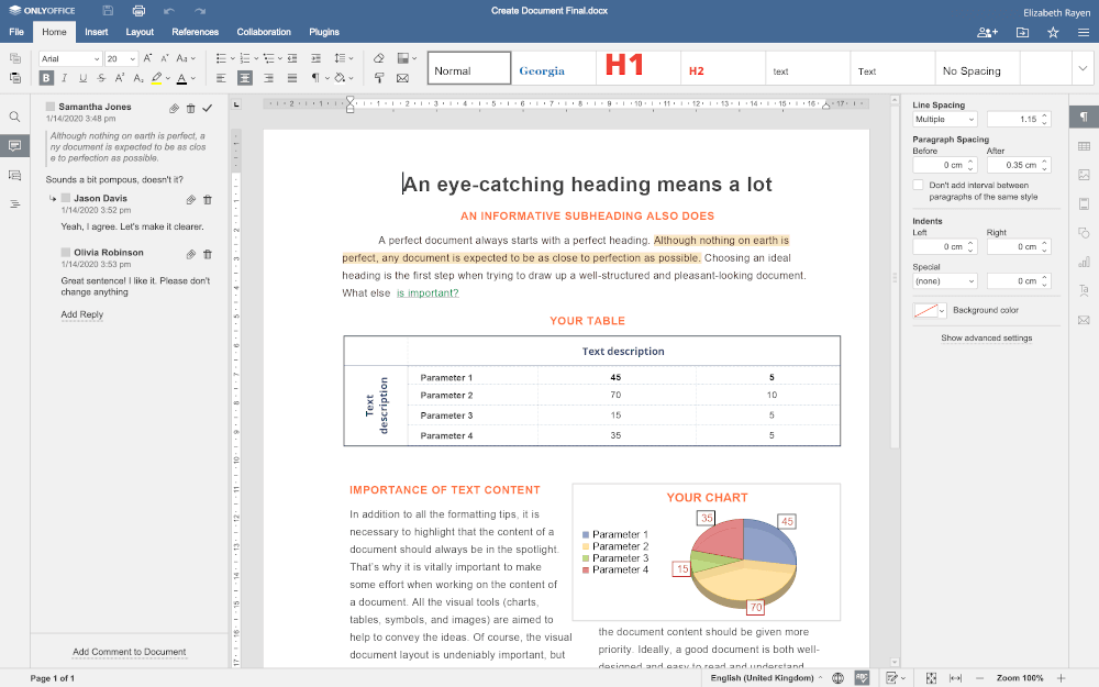 ONLYOFFICE Document Editor