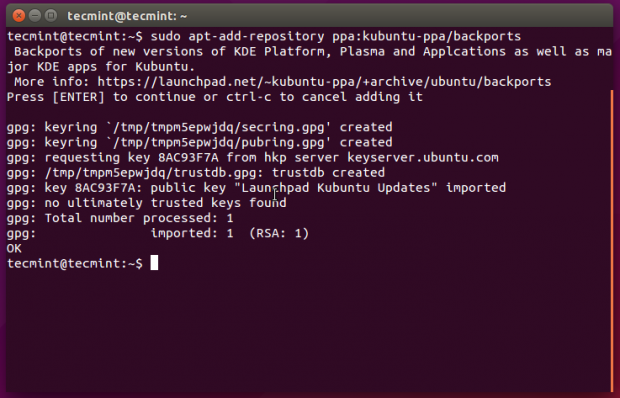 Add Backports PPA
