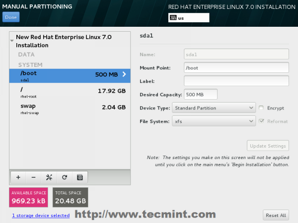 Create /boot Partition