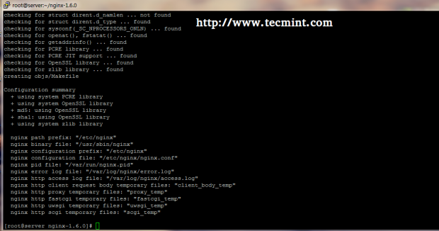 Nginx Compilation Process