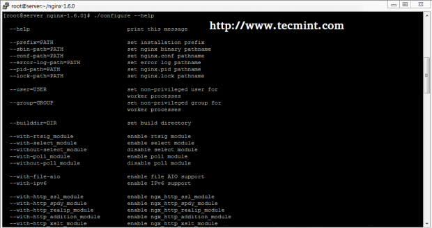 Nginx Configure aHelp