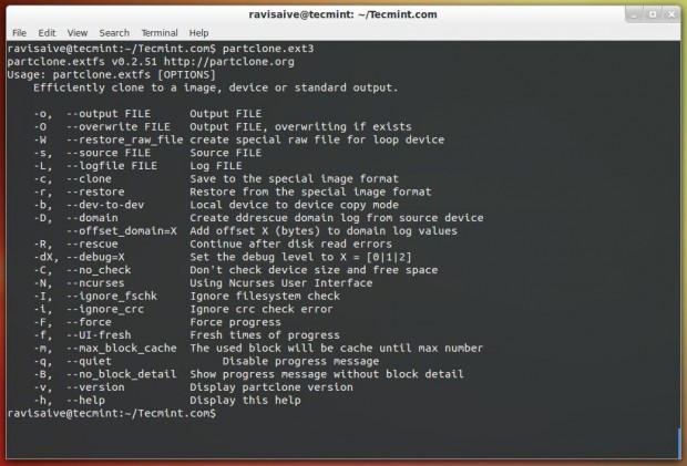 Partclone for Linux