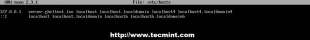Set Hostname in CentOS 7