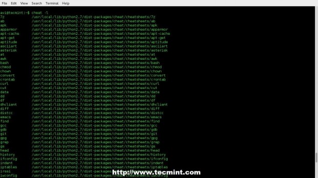 Lista de todos los comandos de Linux