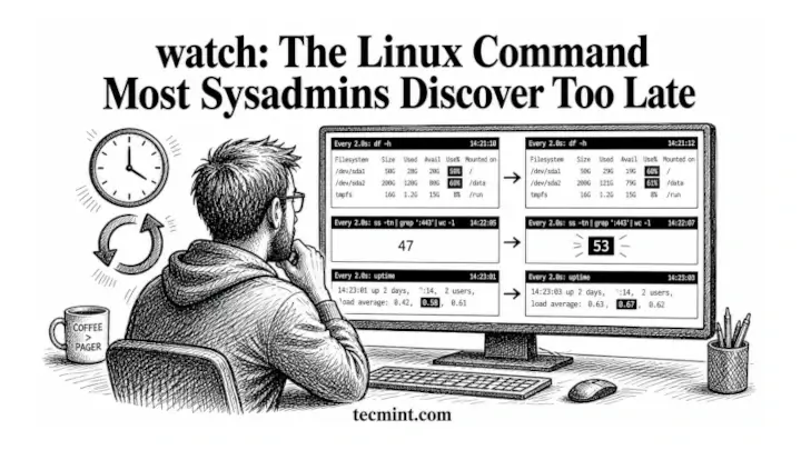 watch Command in Linux: Repeat Commands Automatically