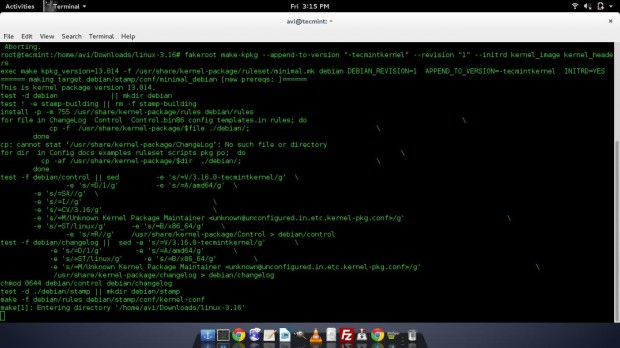 Building Linux Kernel in Debian