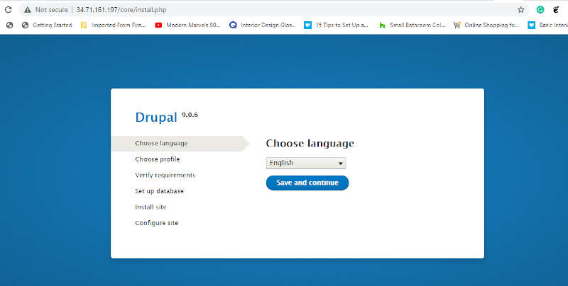  Elegir idioma Drupal 
