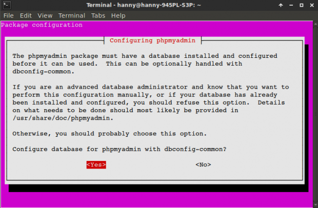 Install Phpmyadmin in Ubuntu