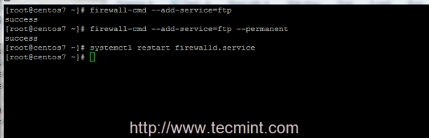  Abrir puerto FTP en CentOS 