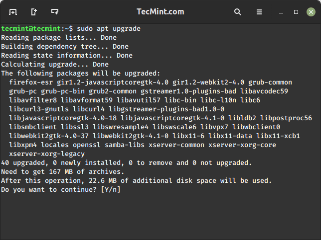 Upgrade Debian System