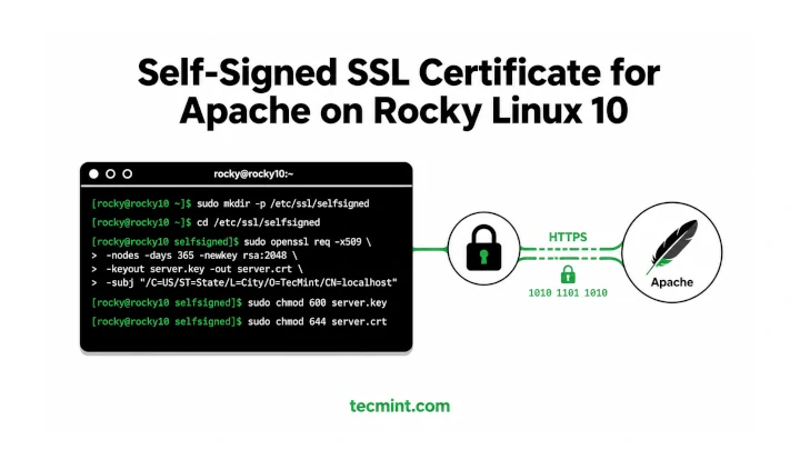 Create a Self-Signed SSL Certificate for Apache on Rocky Linux 10