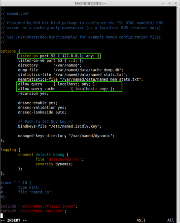 Configure Caching Only DNS