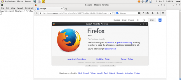 Install Firefox in linux