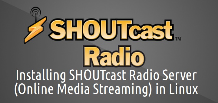 handicappet arm Kommunikationsnetværk How to Install SHOUTCast Radio Server (Online Media Streaming) on Linux