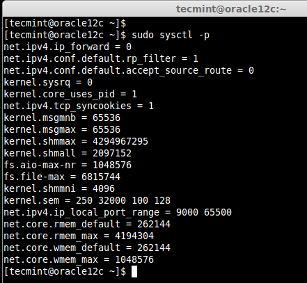 Load Kernel Parameters