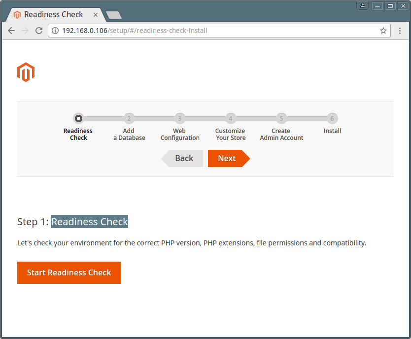 Magento Readiness Check
